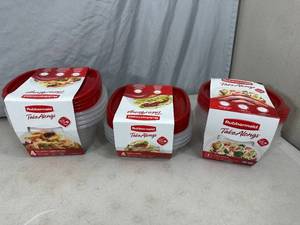 12 New Rubbermaid Takealongs Food Storage Containers