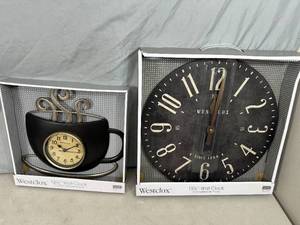 2 New Wall Clocks