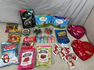 Assorted Candy, Lindt Lindor Truffles, Almond Roca, Haribo Gummies, Licorice, Cotton Candy, and More