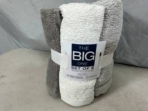 6 New Big One Wash Cloths