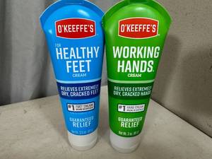 New OKeefes Working Hands and Healthy Feet Cream