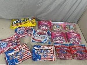 Assorted Candy, Blow Pops, Tootsie Rolls, Dots, and More