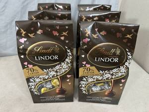 6 New Bags Lindt Lindor Chocolate Truffles - 70% Cocoa Extra Dark