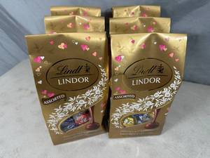 6 New Bags Lindt Lindor Chocolate Truffles - Assorted
