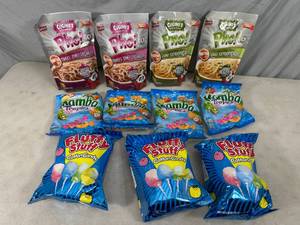 Assorted Candy, Pho Noodles, Cotton Candy, Mambo Candy