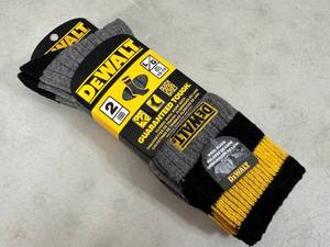 2 Pairs Dewalt Wool Work Socks
