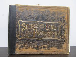 lot 11 image: Large Antique 1890s Photo Book - Scenes from Every Land