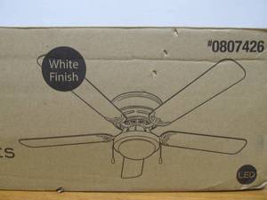 lot 179 image: Brand New 100% Complete Harbor Breeze Builders Series Ceiling Fan