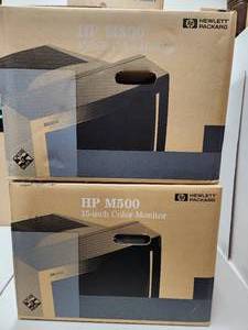 lot 184 image: &nbspPair (2) Hewlett Packard HPM500 15 Monitors