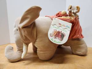 lot 227 image: Brand New High End Plush Elephant - Moulin Roty toys
