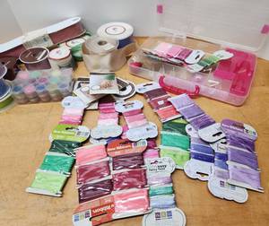 lot 243 image: Large Group of Quality Brand New Sew Ribbon & Other Similar Items