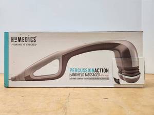 lot 268 image: Brand New Homedics Percussion Action Handheld Massager