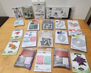 lot 272 image: LARGE Lot of Brand New SIZZIX Accessories