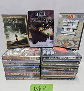 lot 342 image: Lot of Military & WW2 DVD Movies #2