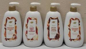 Dove  (4) 12 FL OZ Bottles  Limited Edition Hand Wash Scents