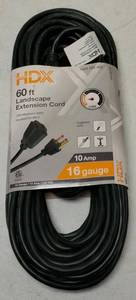 HDX  BRAND NEW - 60 ft Landscape Extension Cord