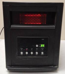 Lifesmart - 6-Wrapped Element Infrared Heater - Black