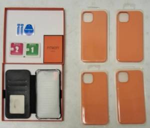 (1) PYTWOPY London iPhone XR Case - 6.1 in Black(4) iPhone 14 Max - Coral (See Photos)