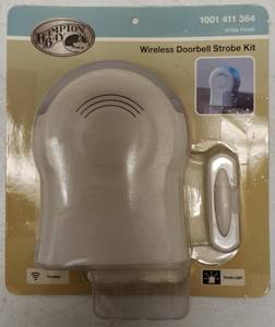 Hampton Bay Wireless Doorbell Strobe Kit - White Finish