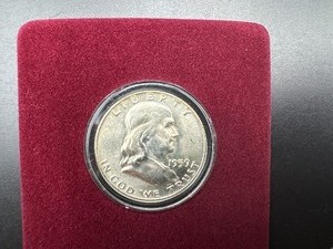 1959-D Brilliant Uncirculated Franklin Half Dollar