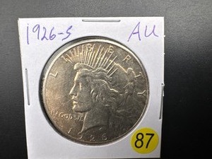 1926-S Peace Dollar Marked AU When Purchased