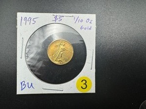 1995 $5 Gold American Eagle (110th Oz. Gold)