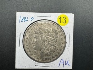 1882-O Morgan Silver Dollar  Marked AU When Purchased