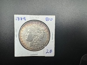 1889 Morgan Silver Dollar  Marked BU When Purchased