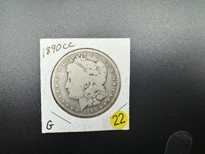 Key Date 1890-CC Morgan Silver Dollar