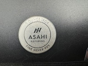 BU One Ounce .999 Silver Asahi Refining Round