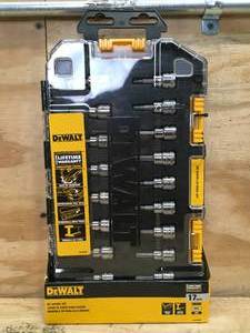 lot 31 image: DeWalt 38 Drive SAE and MM Bit Socket Set Model # DWMT73806CL 0109257.50