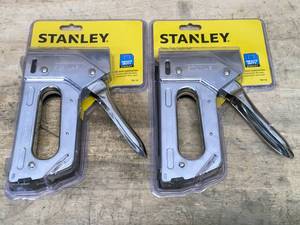 lot 73 image: Lot of 2 - Stanley Staple Guns Model # TR110