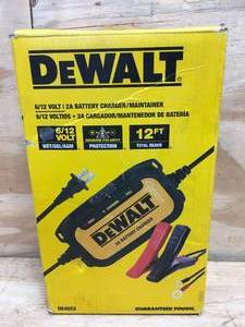 lot 44 image: DeWalt 612 Volt 2 Amp Battery ChargerMaintainer Model # DXAEC2