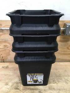 lot 101 image: Lot of 3 - 5 Gallon Construction Grade Storage Buckets