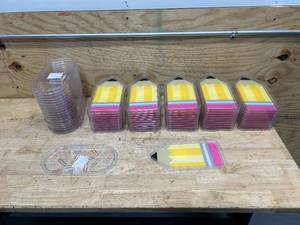 lot 169 image: Lot of 50 Pencil Tray Holders and 19 Paper Clip Tray Holders