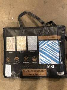 lot 15 image: MSI Machine Washable Area Rugs Set of 3 Customer Returns See Pictures