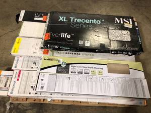 lot 17 image: Pallet of Mixed Assorted Flooring Various Models and Conditions Customer Returns See Pictures