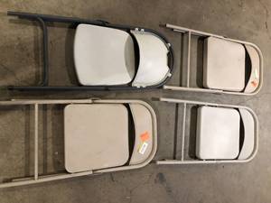 lot 19 image: Lot  of Assorted Foldable Chairs Various Models and Conditions Customer Returns See Pictures