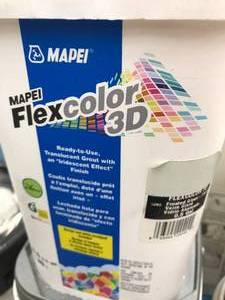 lot 102 image: MAPEI FLEX COLOR 3D TRANSLUCENT GROUT