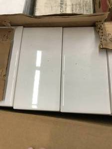 lot 13 image: DALTILE WHITE TILES