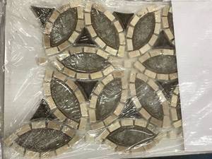 lot 23 image: TRANQUIL FLOWER SERIES TILES