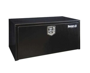 lot 5 image: Buyers Products 18x18x36 Inch Gloss Black Steel Underbody Truck Box Model 1702305