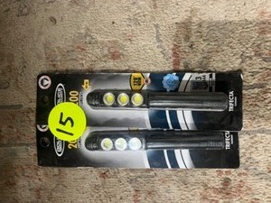 lot 15 image: 2 Police Security - 200 Lumen Magnetic Flashlights