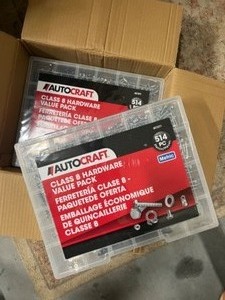 lot 37 image: 2 Pack - 514 pcs AutoCraft - Metric Assortment - Class 88.8