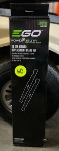 lot 60 image: EGO Power AB4200D 6 ZTR Mower Replacement Blade Set