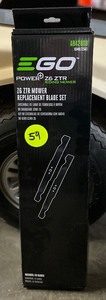 lot 59 image: EGO Power AB4200D 6 ZTR Mower Replacement Blade Set