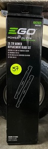 lot 57 image: EGO Power AB4200D 6 ZTR Mower Replacement Blade Set