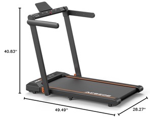 lot 2 image: Acezoe - 2 in 1 Foldable Treadmill - New In Box