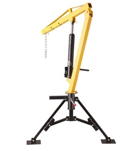 lot 61 image: Hitch Mounted - 8 ton - Hydraulic Crane Hoist - Missing some connecting Hardware (needs bolts) - All main parts presents (see photos for details)