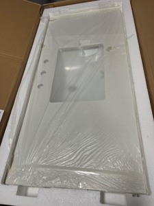 lot 83 image: 48 X 22 Quartz Vanity Sink top - with Middle Single Sink
